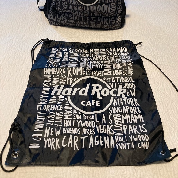 Hard Rock Cafe Bags New Hard Rock Backpack With Mini Bag Poshmark